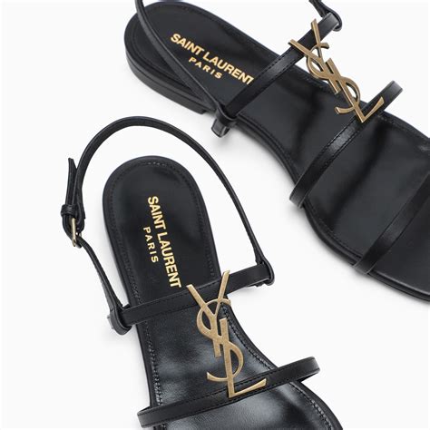 cassandra ysl sandals|saint laurent tribute sandals flat.